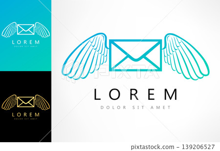 logo, email, logotype 139206527