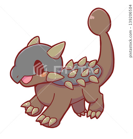 A stylized Ankylosaurus A stylized Ankylosaurus 139206584