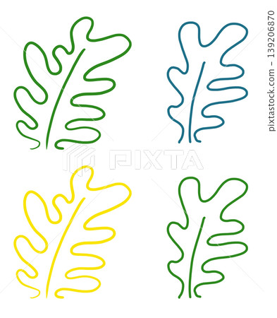 It is an illustration of a leaf. It is an illustration of a leaf. 139206870