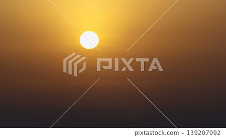 Sunrise with cityscape of Ajman from rooftop aerial timelapse. Sunrise with cityscape of Ajman from rooftop aerial timelapse. 139207092