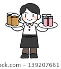 男員工拿著飲料 139207661