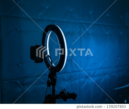 Ring light in the dark Ring light in the dark 139207803