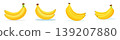 Bunch of yellow bananas vector illustration with the bananas have a natural 139207880