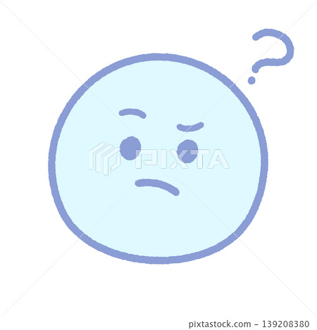 一個手繪的問號和思考表情符號——一個可愛又充滿思考意味的表情:“為什麼?怎麼會這樣?” 一個手繪的問號和思考表情符號——一個可愛又充滿思考意味的表情:“為什麼?怎麼會這樣?” 139208380