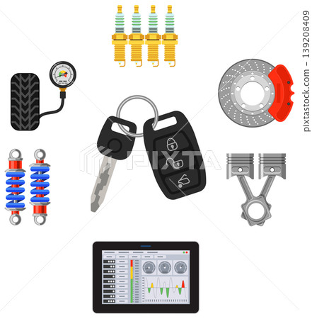 Car Service and Maintenance Concept 139208409