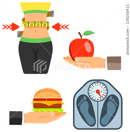 Healthy Lifestyle and Obesity Concept 139208411