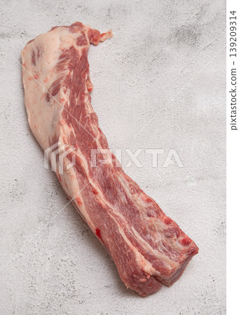 Raw pork ribs Raw pork ribs 139209314