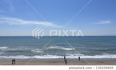 春天的藍天與海 春天的藍天與海 139209889