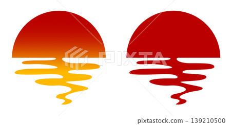 This is an illustration of the sun to welcome the New Year. 139210500