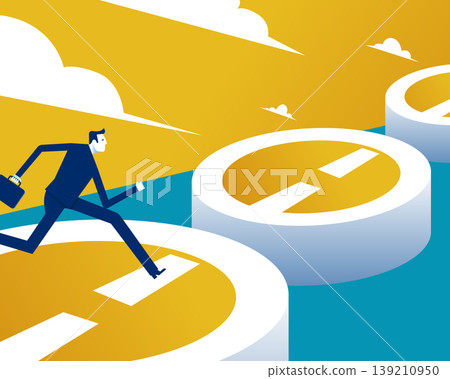 Business competition. The pursuit of opportunities, or the pursuit of a bright future.. Business competition. The pursuit of opportunities, or the pursuit of a bright future.. 139210950