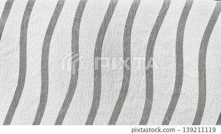 serene wavy gray stripes flowing across soft white fabric texture closeup evoking calm minimalism for elegant wallpaper or subtle banner backdrop with copy space serene wavy gray stripes flowing across soft white fabric texture closeup evoking calm minimalism for elegant wallpaper or subtle banner backdrop with copy space 139211119