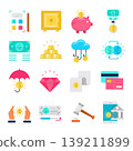 Banking Flat Icons 139211899
