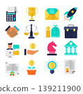 Business Flat Icons 139211900