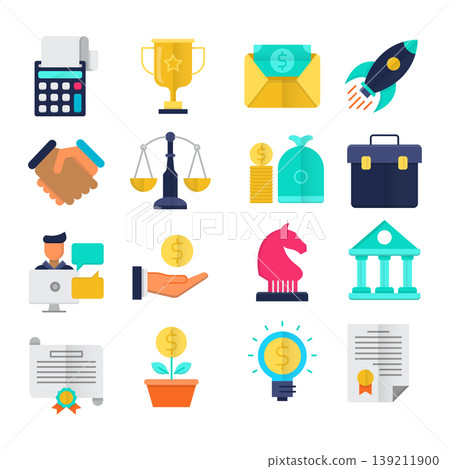 Business Flat Icons Business Flat Icons 139211900