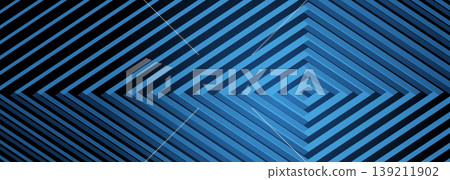 Dark blue abstract modern background with 3d glowing stripes. Futuristic technology concept banner design. Dark blue abstract modern background with 3d glowing stripes. Futuristic technology concept banner design. 139211902