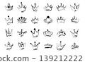 Doodle Crowns Vector Icons 139212222
