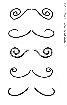 This is a line drawing of a beard. This is a line drawing of a beard. 139212820