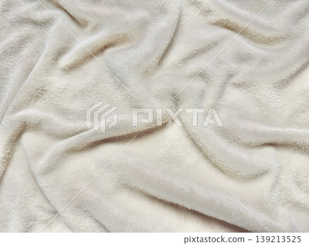 luxurious cream plush blanket soft gentle folds cozy warm inviting premium supple texture macro detail luxurious cream plush blanket soft gentle folds cozy warm inviting premium supple texture macro detail 139213525