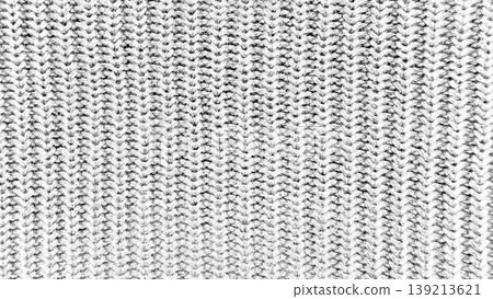 cable knit texture closeup in grayscale with undulating braided stitches evoking cozy winter warmth and artisanal craftsmanship in soft wavy rows 139213621