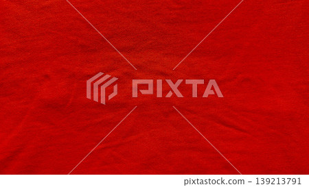 vibrant crimson knit fabric closeup showcasing subtle wrinkles and soft weave texture evoking warmth for design backgrounds vibrant crimson knit fabric closeup showcasing subtle wrinkles and soft weave texture evoking warmth for design backgrounds 139213791