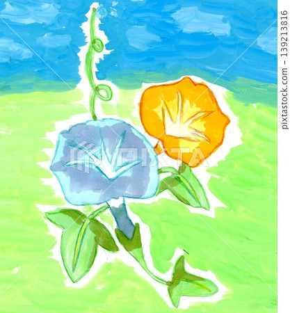 牽牛花例證 139213816