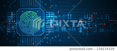 Digital Fingerprint Scanning for Biometric Data Security and Cyber Protection 139214329
