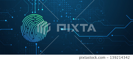 Digital Fingerprint Scanning for Biometric Data Security and Cyber Protection Digital Fingerprint Scanning for Biometric Data Security and Cyber Protection 139214342