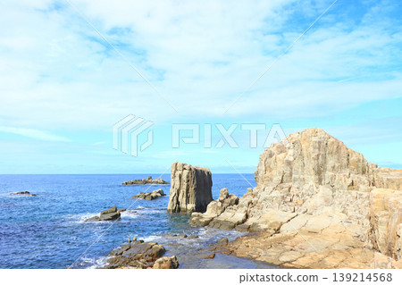 福井縣堺市東尋坊風景 福井縣堺市東尋坊風景 139214568