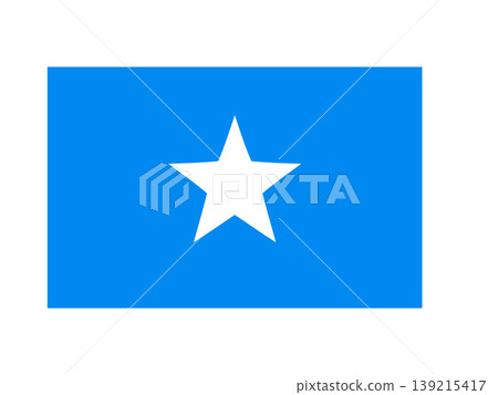 Illustration material of the Somali flag 2 Illustration material of the Somali flag 2 139215417