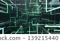 Colorful digital pathway displaying swift information exchange and protection review 139215440
