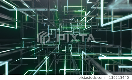 Colorful digital pathway displaying swift information exchange and protection review Colorful digital pathway displaying swift information exchange and protection review 139215440