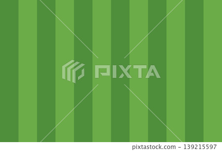 Seamless pattern background vector illustration of a soccer field-like grass with two shades of green vertical stripes. Seamless pattern background vector illustration of a soccer field-like grass with two shades of green vertical stripes. 139215597