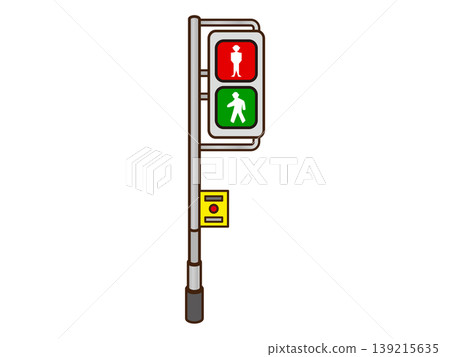 Red and green traffic light illustration material 2 Red and green traffic light illustration material 2 139215635