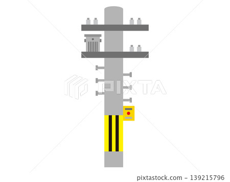 電話桿插圖素材 3 電話桿插圖素材 3 139215796