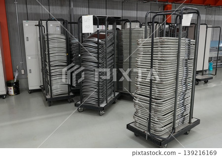 Storage of folding chairs Storage of folding chairs 139216169