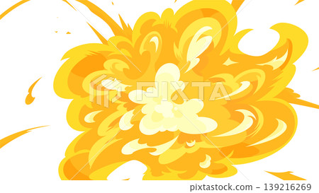 Illustration of an exploding flame effect Illustration of an exploding flame effect 139216269