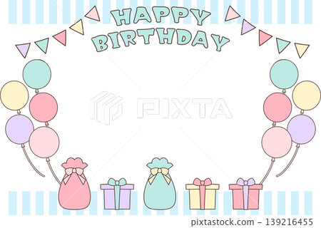 Birthday frame Birthday frame 139216455