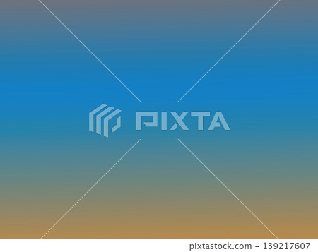 Gradient background of blue sky transitioning to earth toned desert landscape. 139217607
