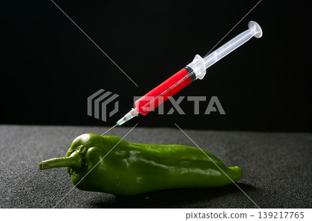 Green pepper research metaphor 139217765
