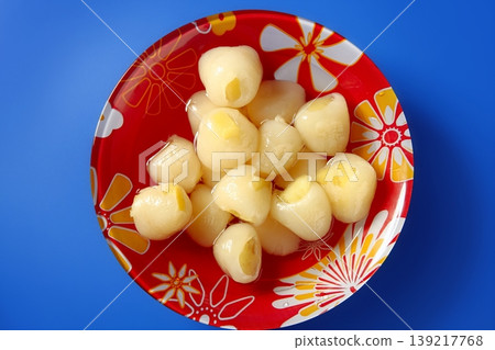 lychee with pineapple inside dessert 139217768