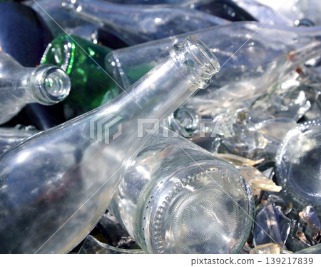 bottle glass recycle mound pattern bottle glass recycle mound pattern 139217839