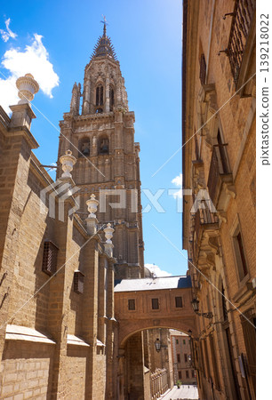 Toledo Cathedral in Castile La Mancha Spain Toledo Cathedral in Castile La Mancha Spain 139218022