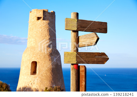 Denia Torre del Gerro tower in Las Rotas Spain Denia Torre del Gerro tower in Las Rotas Spain 139218241