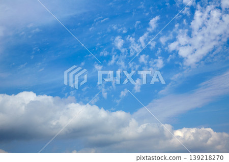 perfect blue sky with clouds perfect blue sky with clouds 139218270