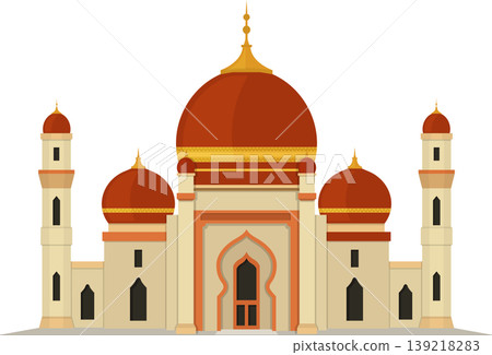 Mosque clip art stock illustration Mosque clip art stock illustration 139218283