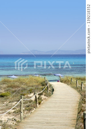 Formentera island near Ibiza in Mediterranean Formentera island near Ibiza in Mediterranean 139218352