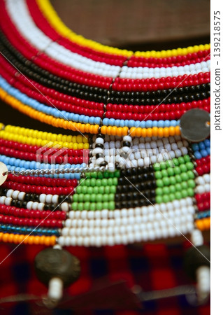 African ethnic colorful jewellery necklaces 139218575