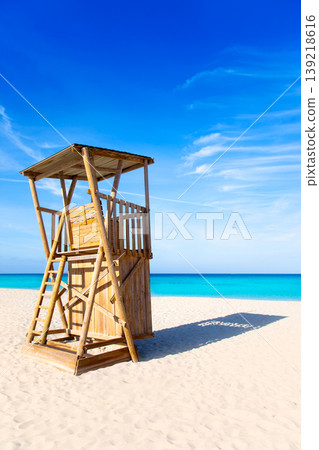 Formentera Llevant beach lifeguard house 139218616