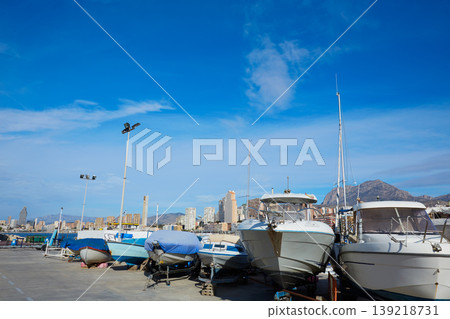 Benidorm Marina port in Alicante of Spain 139218731