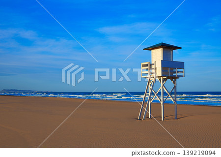 Gandia beach in Valencia of Spain 139219094